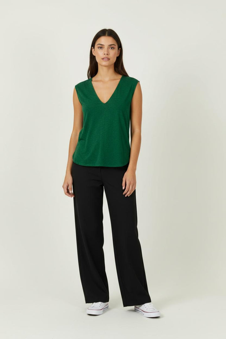 Débardeur Vert - Taille M/38 de la marque IKKS | PARAD95140 - Vendu par Paradigme - Image 1