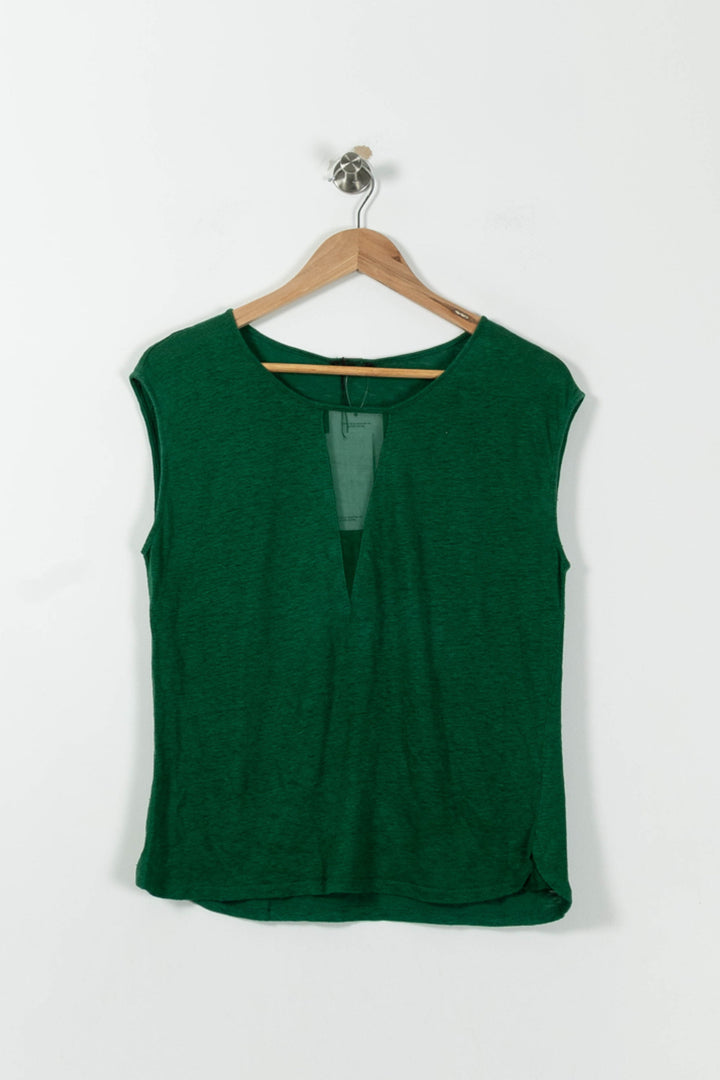 Débardeur Vert - Taille M/38 de la marque IKKS | PARAD95140 - Vendu par Paradigme - Image 2
