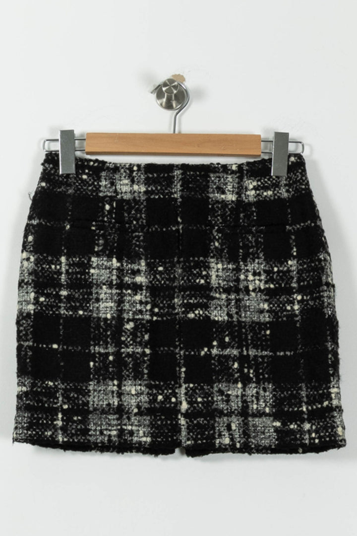 Jupe Courte Noire et Blanche - Taille S/36 de la marque The Kooples | PARAD95142 - Vendu par Paradigme - Image 4