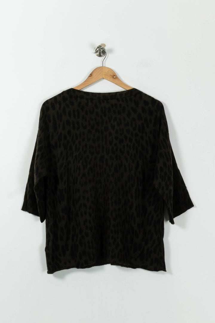 Pull Vert et Noir - Taille S/36 de la marque Zadig&Voltaire | PARAD95157 - Vendu par Paradigme - Image 4