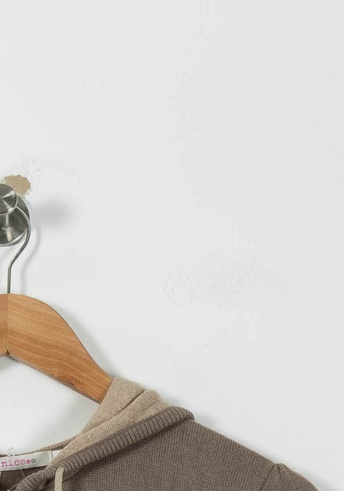 Gilet à Capuche Beige - Taille S/36 de la marque Bérénice | PARAD95161 - Vendu par Paradigme - Image 3