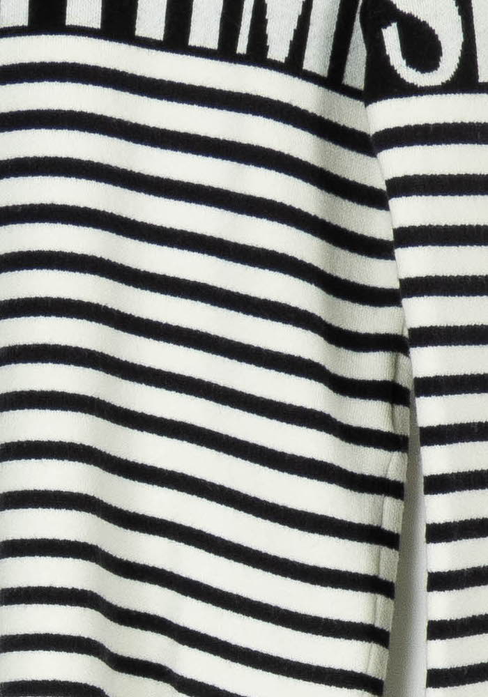 Pull Rayé Noir et Blanc - Taille S/36 de la marque Maje | PARAD95164 - Vendu par Paradigme - Image 3