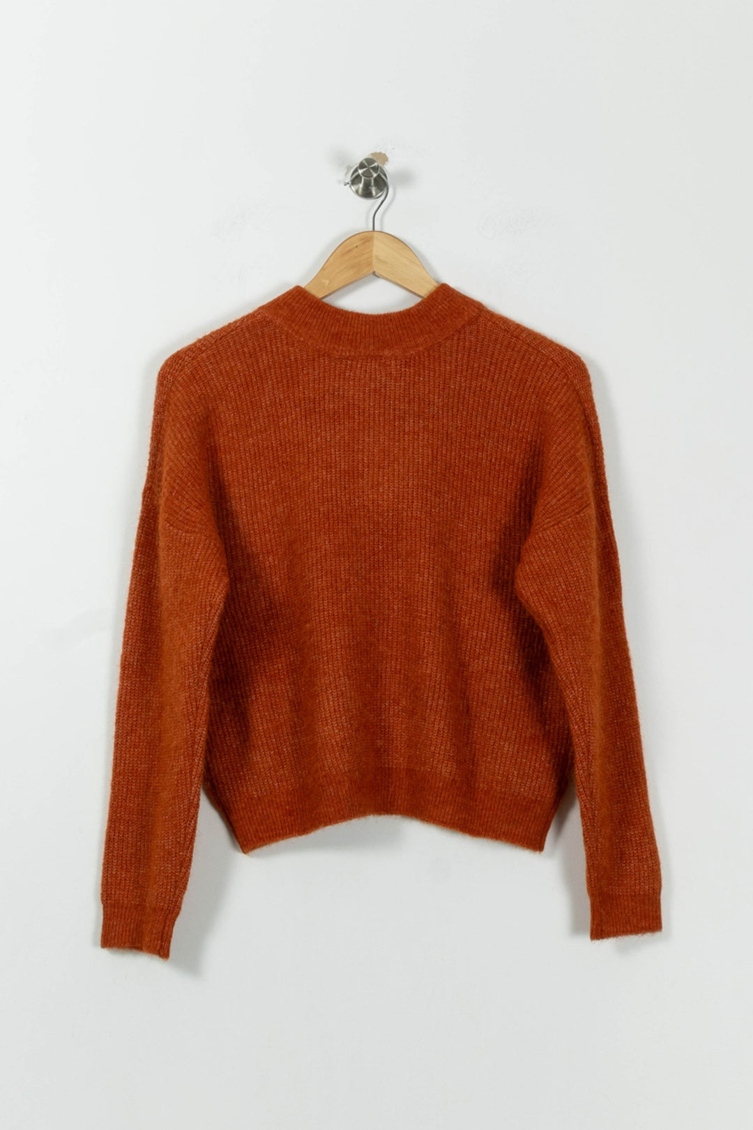 Pull Col Boutonné Bordeau - Taille S/36 de la marque Karl Marc John | PARAD95188 - Vendu par Paradigme - Image 4