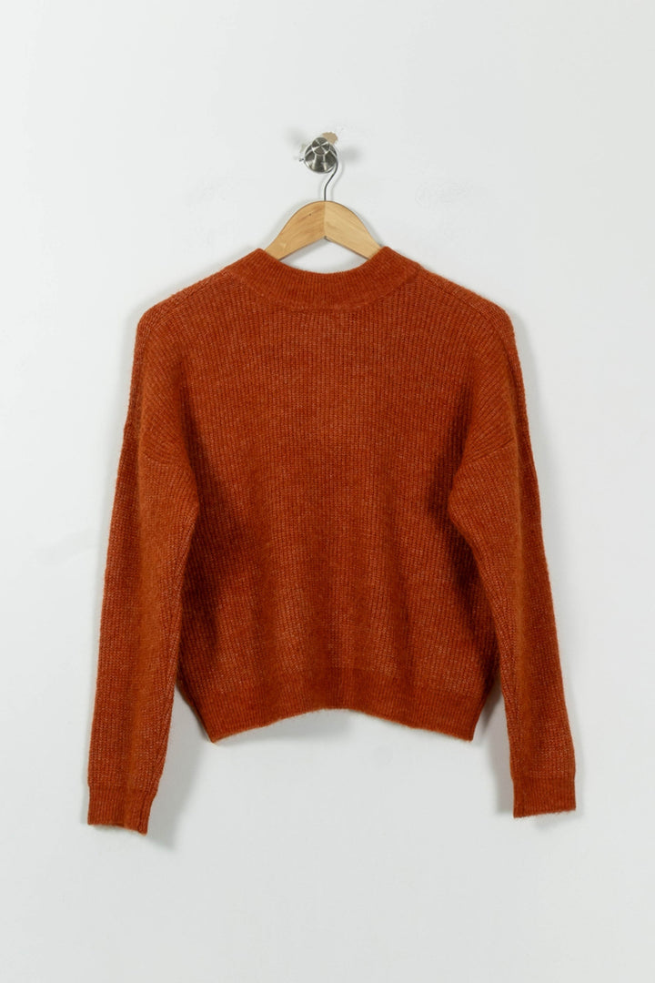 Pull Col Boutonné Bordeau - Taille S/36 de la marque Karl Marc John | PARAD95188 - Vendu par Paradigme - Image 4
