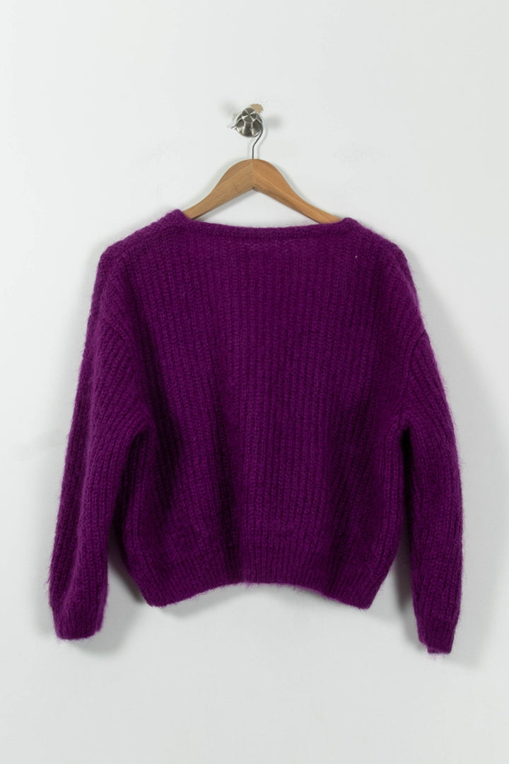 Cardigan Violet - Taille S/36 de la marque Des petits hauts | PARAD95198 - Vendu par Paradigme - Image 4