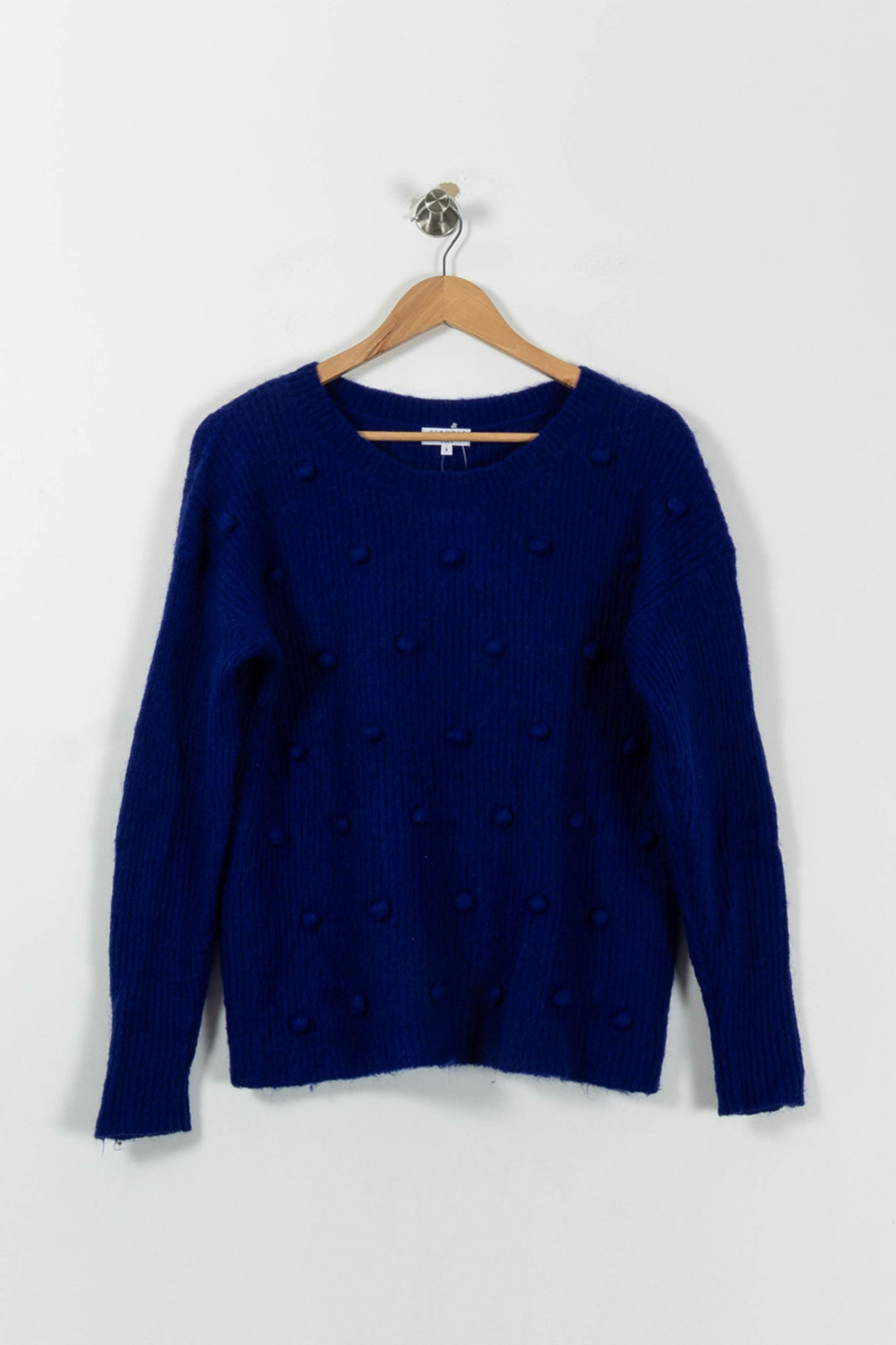 Pull Bleu - Taille M/38 de la marque Claudie Pierlot | PARAD95202 - Vendu par Paradigme - Image 2