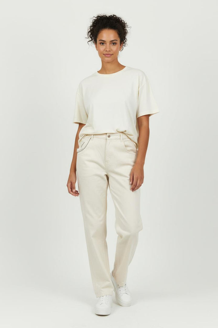Jean Beige - Taille M/38 de la marque Bérénice | PARAD95213 - Vendu par Paradigme - Image 1