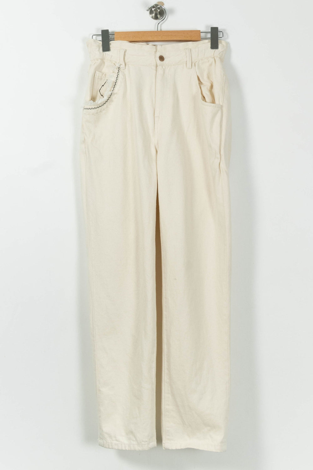 Jean Beige - Taille M/38 de la marque Bérénice | PARAD95213 - Vendu par Paradigme - Image 2