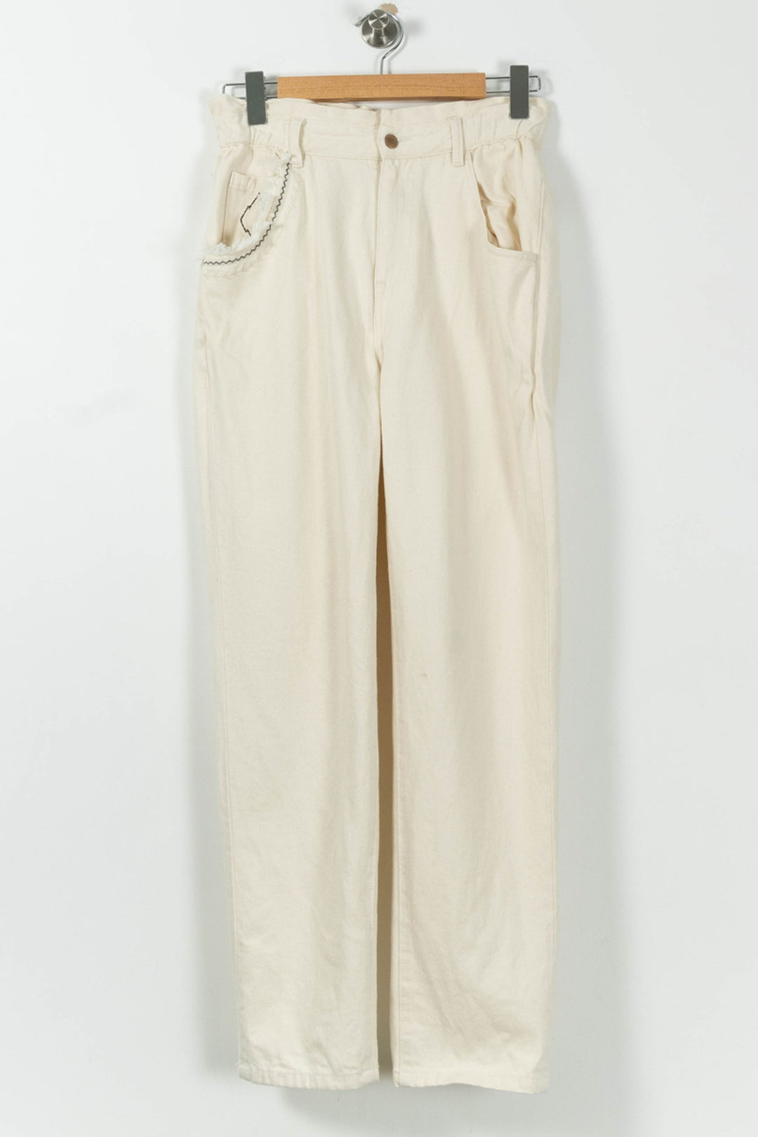 Jean Beige - Taille M/38 de la marque Bérénice | PARAD95213 - Vendu par Paradigme - Image 2