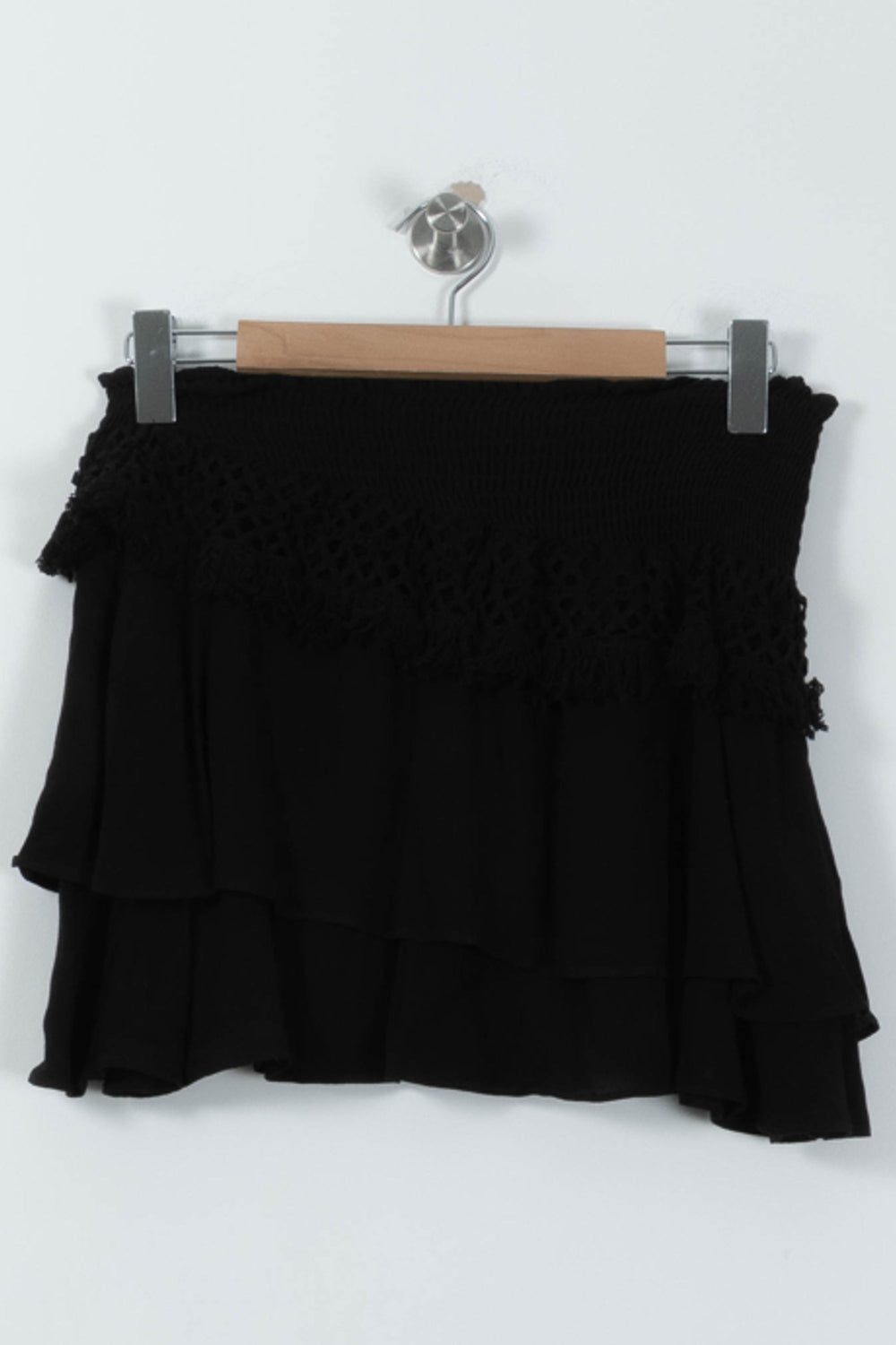 Jupe Volantée Noire - Taille L/40 de la marque IKKS | PARAD95225 - Vendu par Paradigme - Image 2