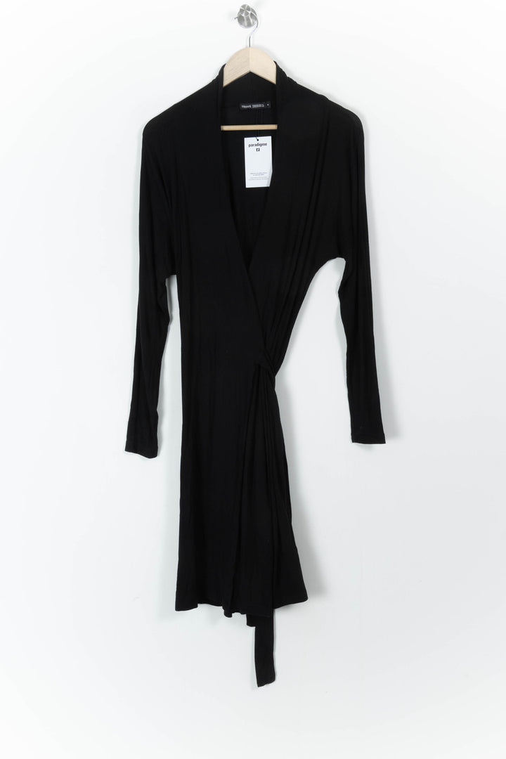 Robe portefeuille noire - Taille XS/34 de la marque Filippa K | PARAD95228 - Vendu par Paradigme - Image 2