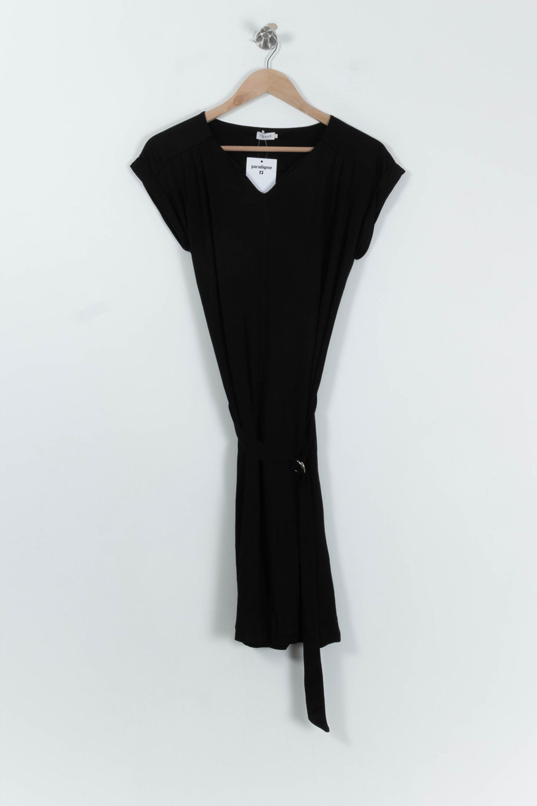 Robe Ceinturée Noire - Taille S/36 de la marque Filippa K | PARAD95229 - Vendu par Paradigme - Image 2