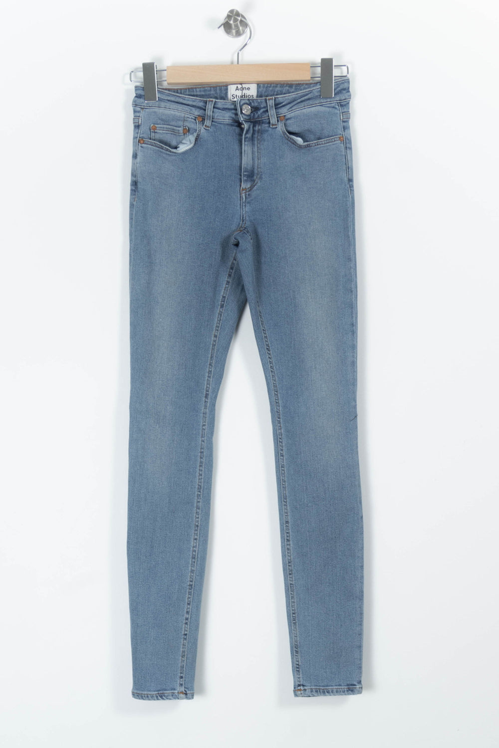 Jean Slim Bleu - Taille XS/34 de la marque Acne Studios | PARAD95231 - Vendu par Paradigme - Image 2