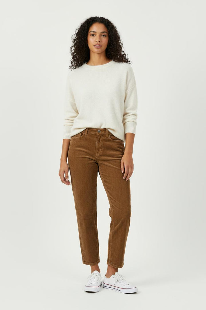Pantalon Velours Beige - Taille XS/34 de la marque Sud express | PARAD95241 - Vendu par Paradigme - Image 1