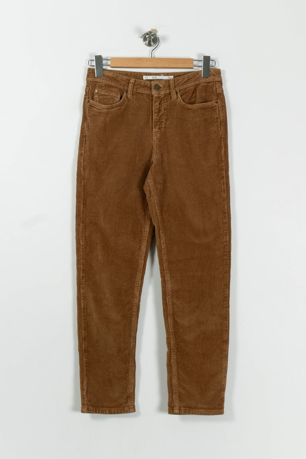 Pantalon Velours Beige - Taille XS/34 de la marque Sud express | PARAD95241 - Vendu par Paradigme - Image 2