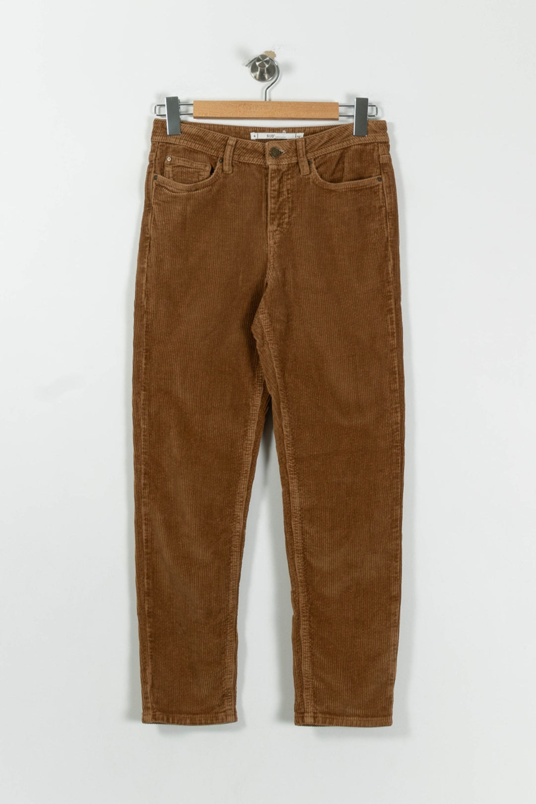 Pantalon Velours Beige - Taille XS/34 de la marque Sud express | PARAD95241 - Vendu par Paradigme - Image 2