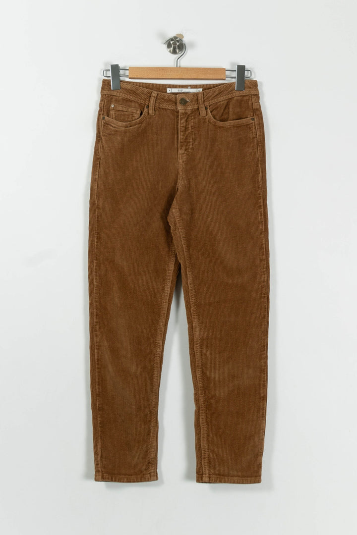 Pantalon Velours Beige - Taille XS/34 de la marque Sud express | PARAD95241 - Vendu par Paradigme - Image 2