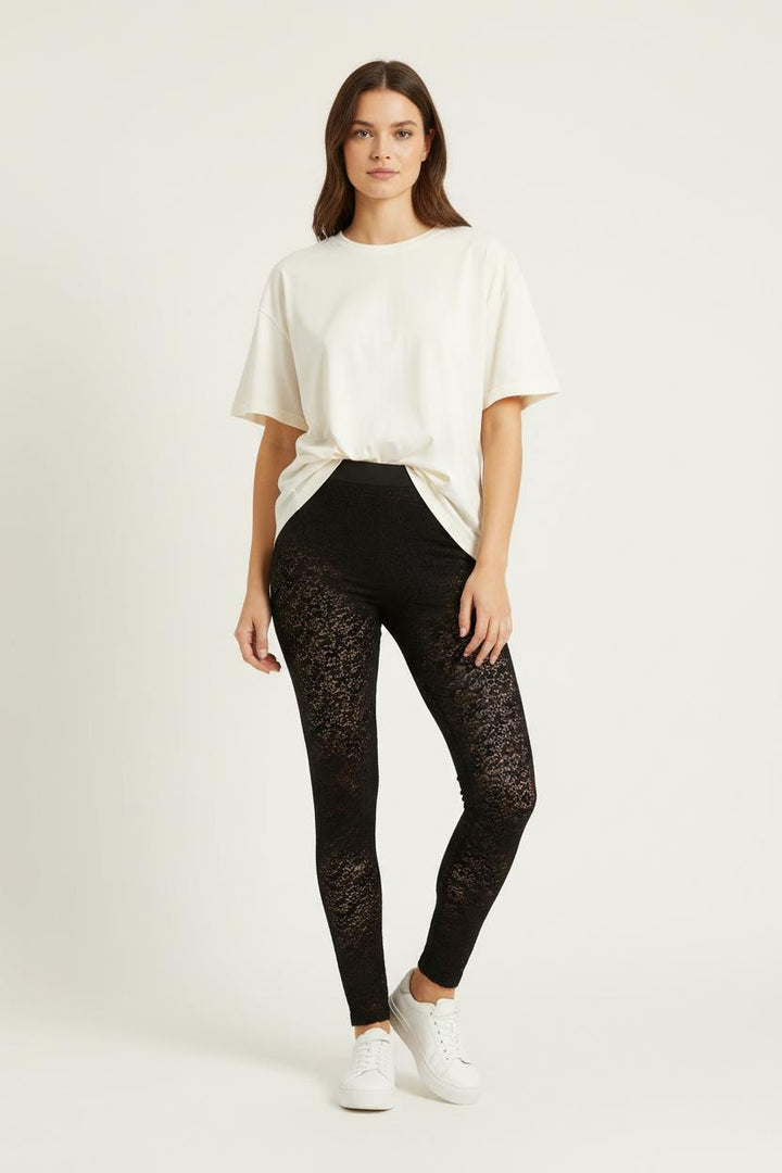 Legging Noir - Taille XS/34 de la marque Maje | PARAD95242 - Vendu par Paradigme - Image 1