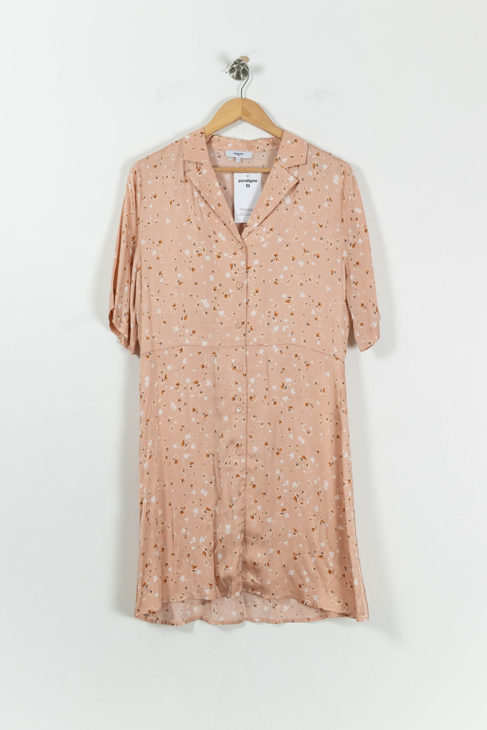 Robe Chemisier Rose - Taille S/36 de la marque Suncoo | PARAD95243 - Vendu par Paradigme - Image 2