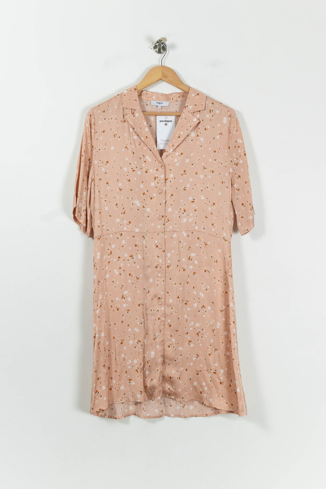Robe Chemisier Rose - Taille S/36 de la marque Suncoo | PARAD95243 - Vendu par Paradigme - Image 2