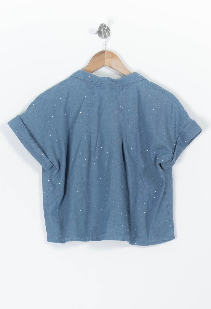 Chemisette Bleue - Taille S/36 de la marque Imprevu | PARAD95248 - Vendu par Paradigme - Image 4