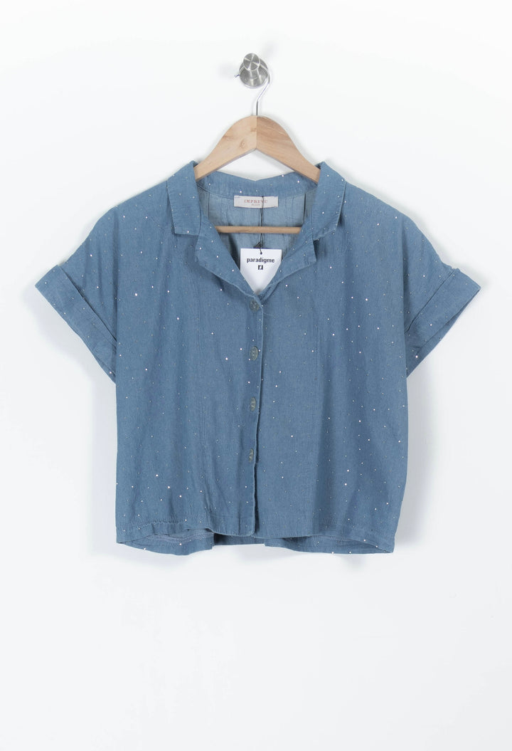 Chemisette Bleue - Taille S/36 de la marque Imprevu | PARAD95248 - Vendu par Paradigme - Image 2