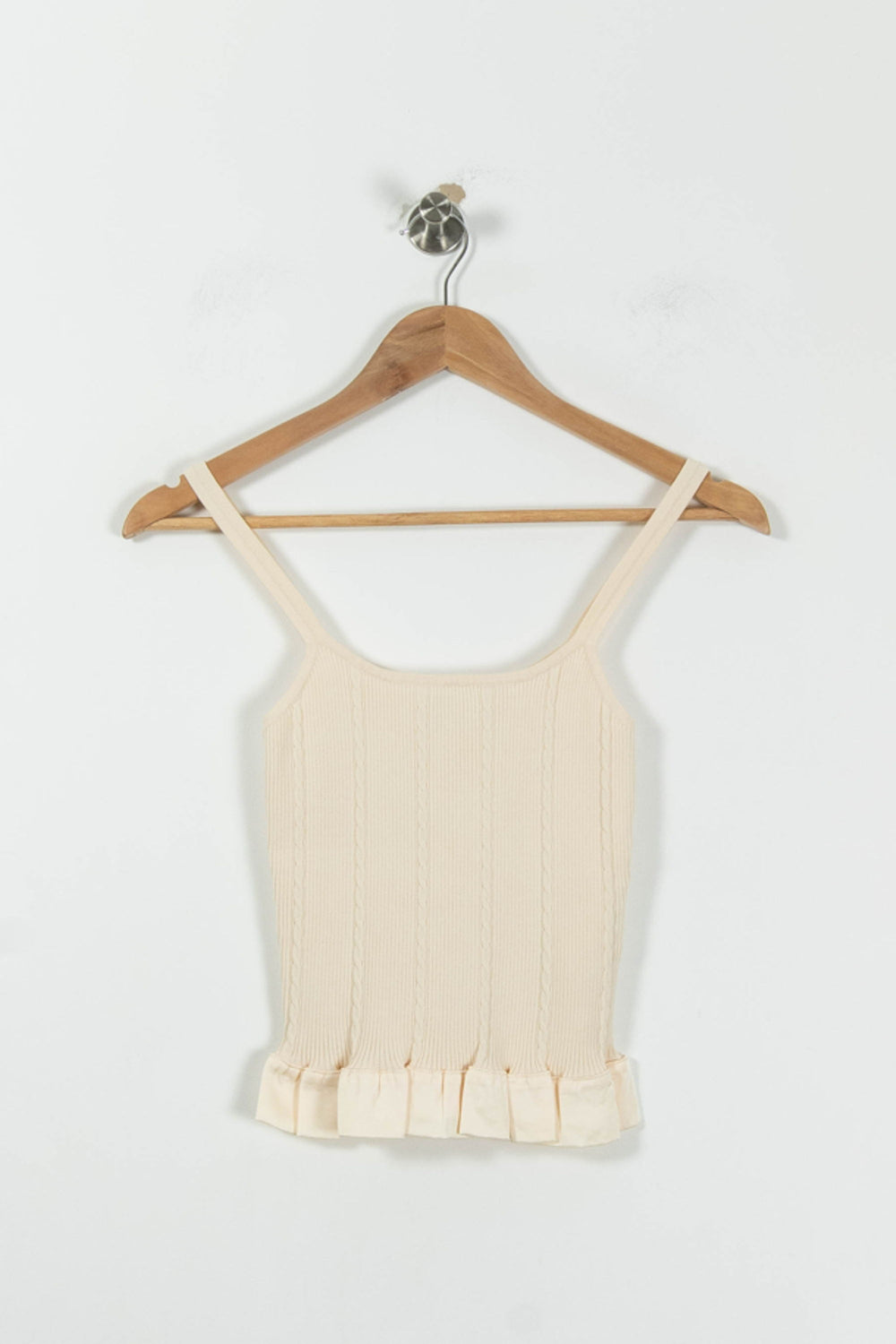 Débardeur Beige - Taille S/36 de la marque Claudie Pierlot | PARAD95256 - Vendu par Paradigme - Image 2