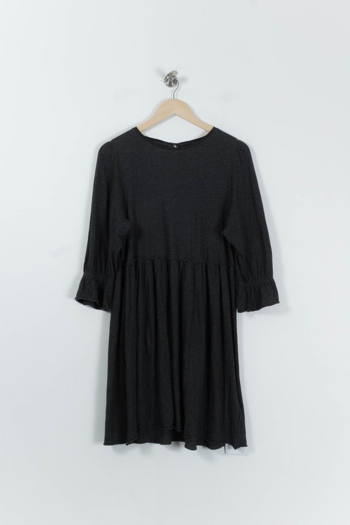 Robe Midi Grise - Taille S/36 de la marque Léon & Harper | PARAD95263 - Vendu par Paradigme - Image 2