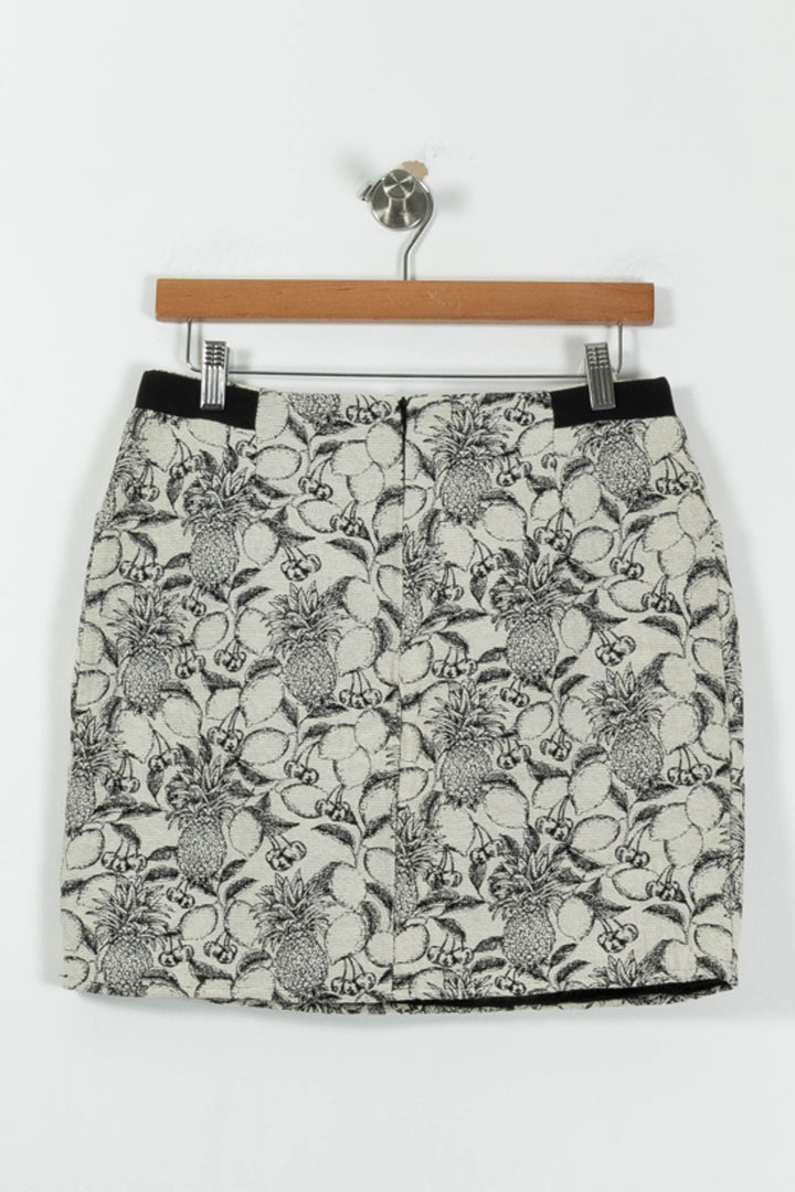 Jupe Blanche et Noire - Taille M/38 de la marque La Fée Maraboutée | PARAD95277 - Vendu par Paradigme - Image 4