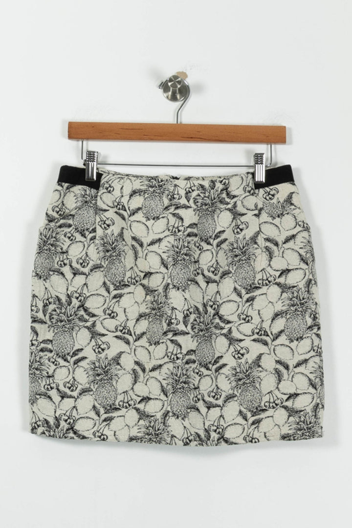 Jupe Blanche et Noire - Taille M/38 de la marque La Fée Maraboutée | PARAD95277 - Vendu par Paradigme - Image 2