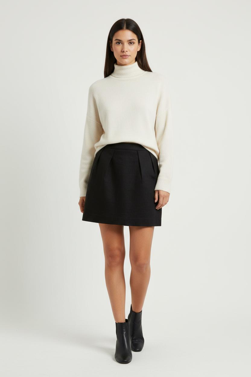 Jupe Courte Noire - Taille XL/42 de la marque Comptoir des Cotonniers | PARAD95282 - Vendu par Paradigme - Image 1