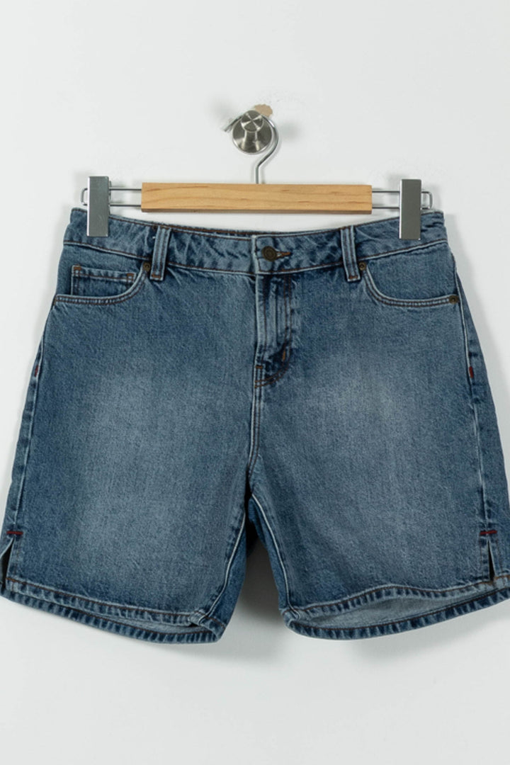 Short en Jean Bleu - Taille S/36 de la marque Comptoir des Cotonniers | PARAD95298 - Vendu par Paradigme - Image 2