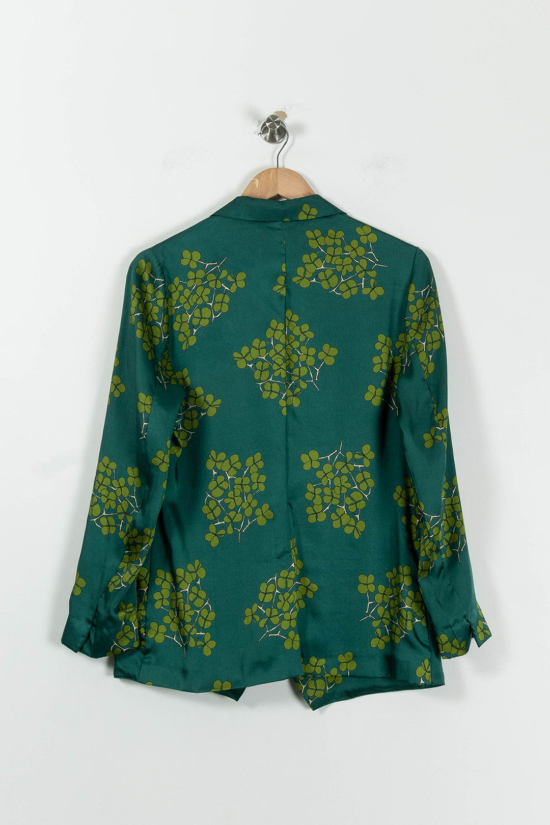 Blazer Vert et Jaune - Taille M/38 de la marque La Fée Maraboutée | PARAD95307 - Vendu par Paradigme - Image 4