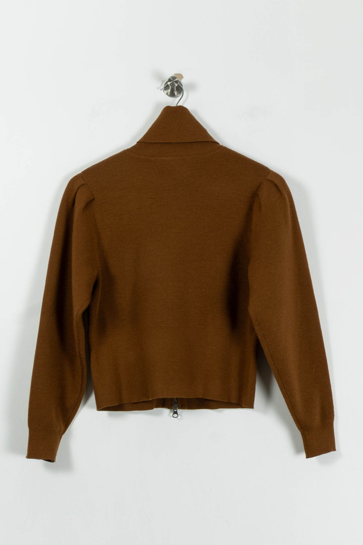 Gilet Marron - Taille XS/34 de la marque Comptoir des Cotonniers | PARAD95336 - Vendu par Paradigme - Image 4