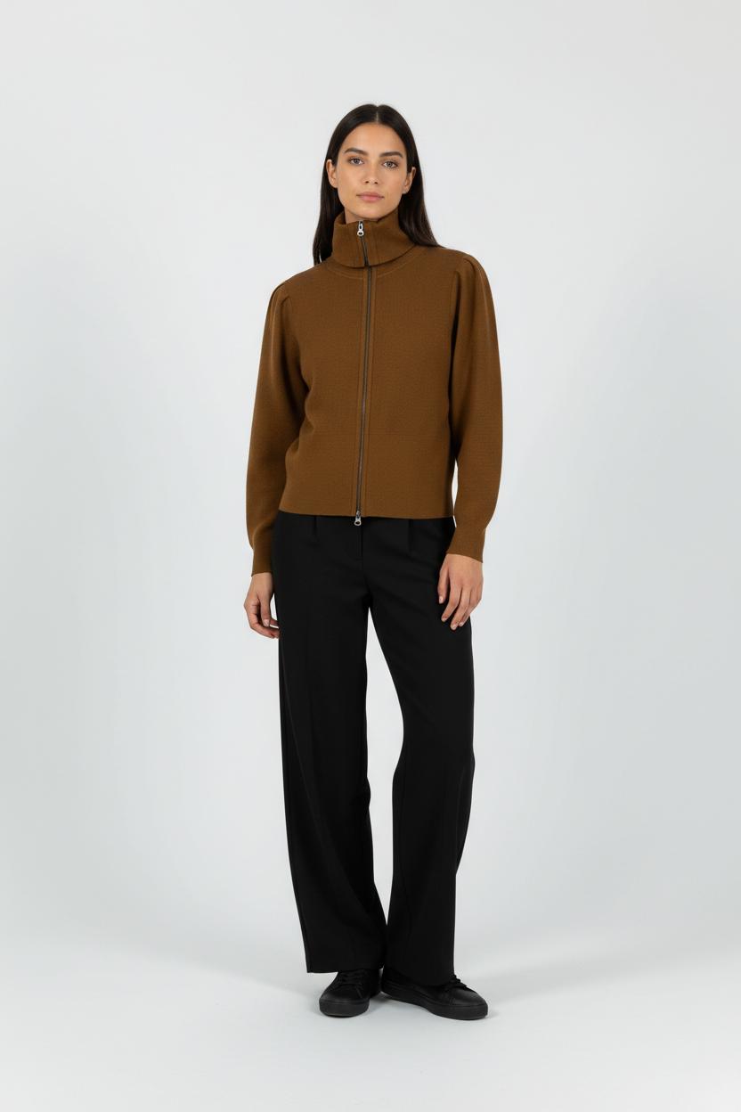 Gilet Marron - Taille XS/34 de la marque Comptoir des Cotonniers | PARAD95336 - Vendu par Paradigme - Image 1