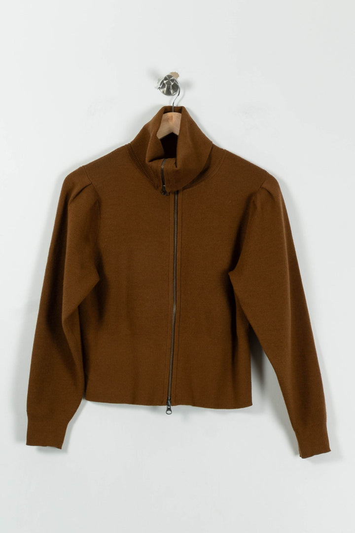 Gilet Marron - Taille XS/34 de la marque Comptoir des Cotonniers | PARAD95336 - Vendu par Paradigme - Image 2