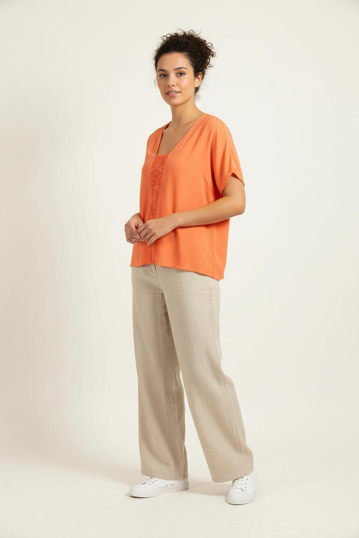 Blouse Orange - Taille XL/42 de la marque ZAPA | PARAD95376 - Vendu par Paradigme - Image 1