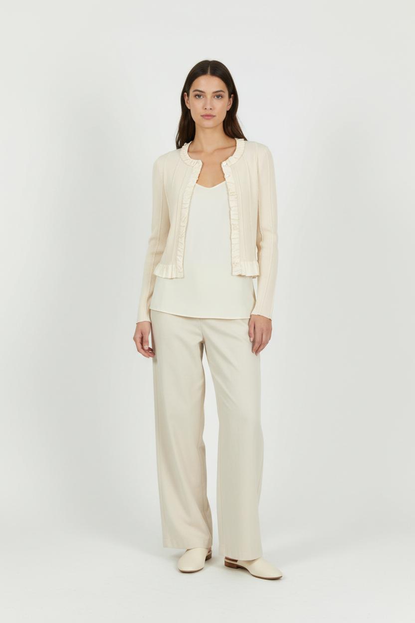 Cardigan Beige - Taille S/36 de la marque Claudie Pierlot | PARAD95393 - Vendu par Paradigme - Image 1