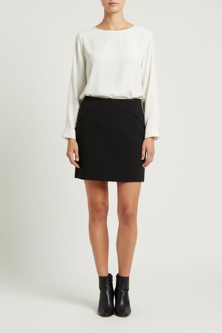 Jupe Courte Noire - Taille S/36 de la marque Comptoir des Cotonniers | PARAD95407 - Vendu par Paradigme - Image 1
