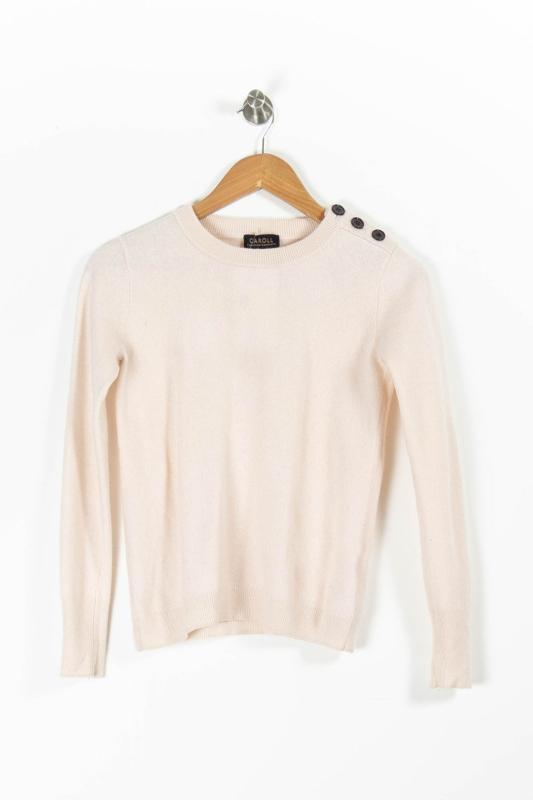 Pull Rose - Taille S/36 de la marque Caroll | PARAD95408 - Vendu par Paradigme - Image 2