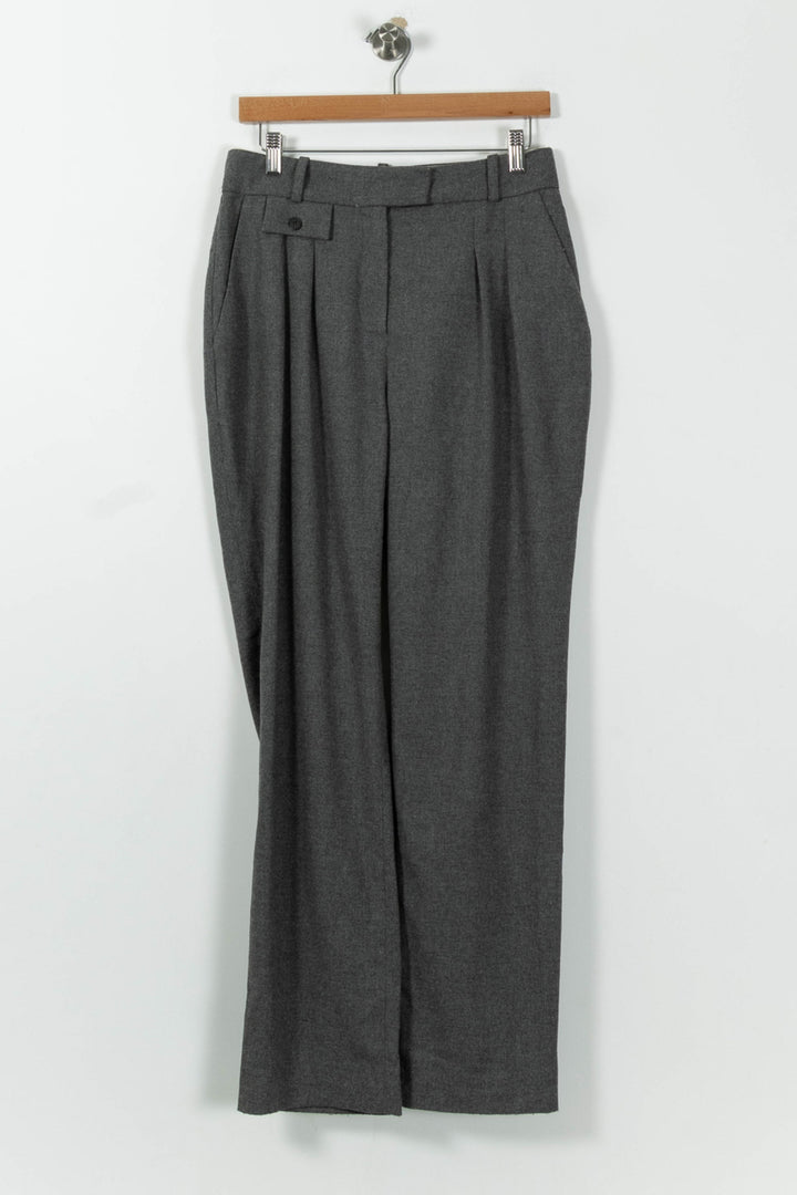 Pantalon Large Gris - Taille M/38 de la marque Bérénice | PARAD95409 - Vendu par Paradigme - Image 2