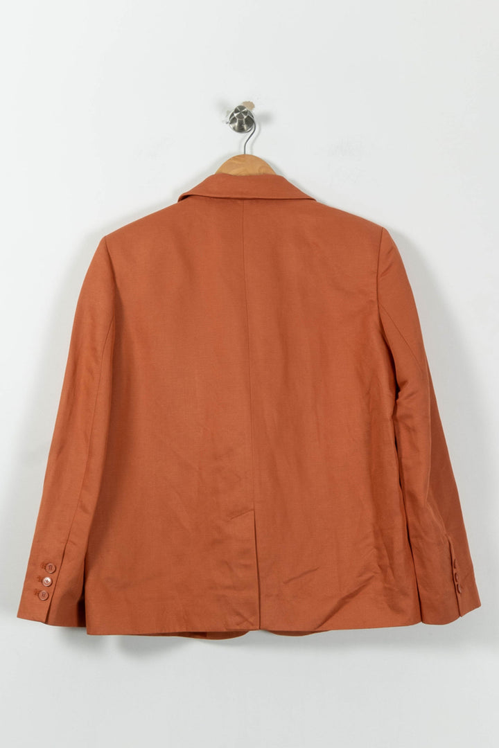 Blazer Orange - Taille M/38 de la marque ba&sh | PARAD95414 - Vendu par Paradigme - Image 4
