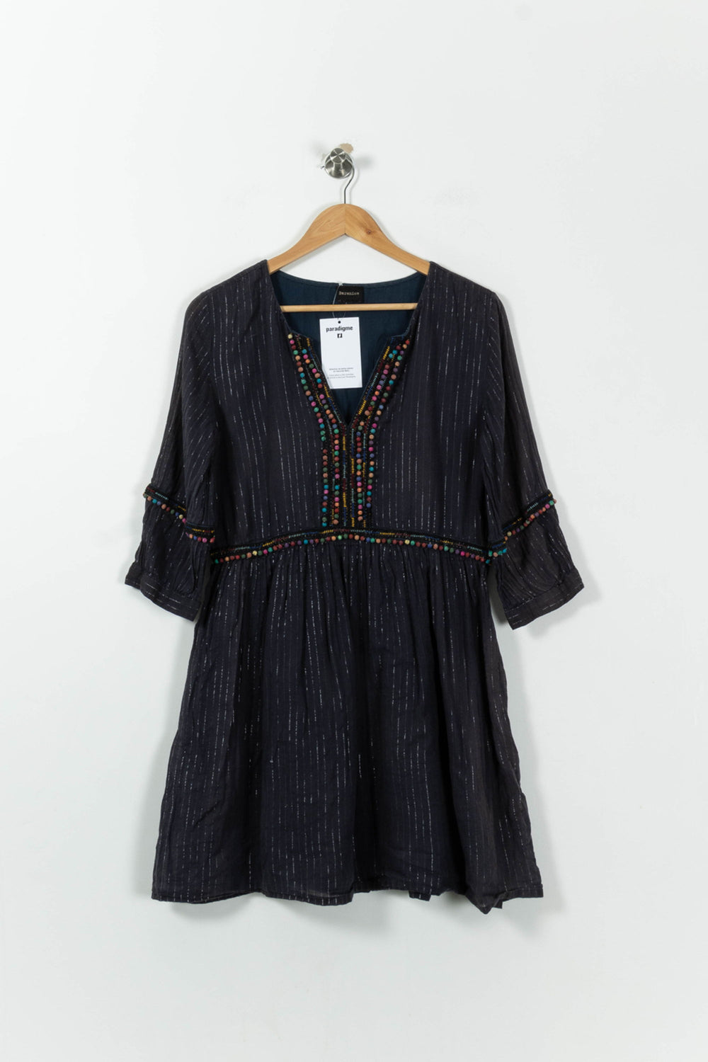 Robe Courte Bleue - Taille M/38 de la marque Bérénice | PARAD95416 - Vendu par Paradigme - Image 2