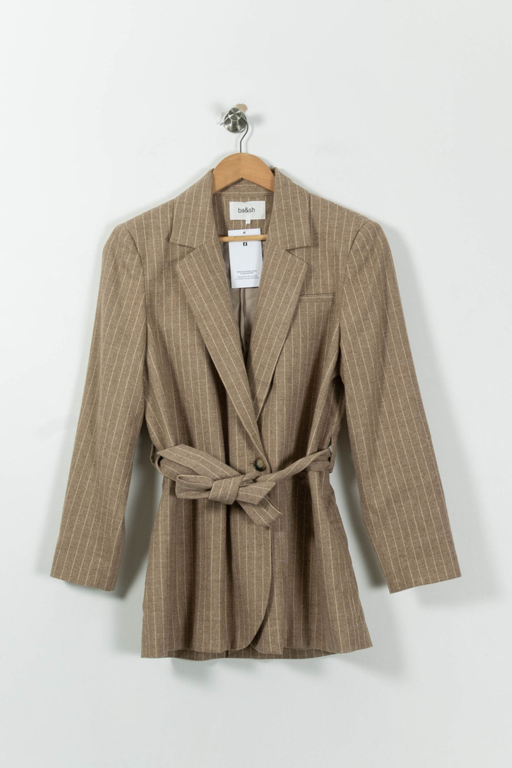 Blazer Beige - Taille M/38 de la marque ba&sh | PARAD95429 - Vendu par Paradigme - Image 2