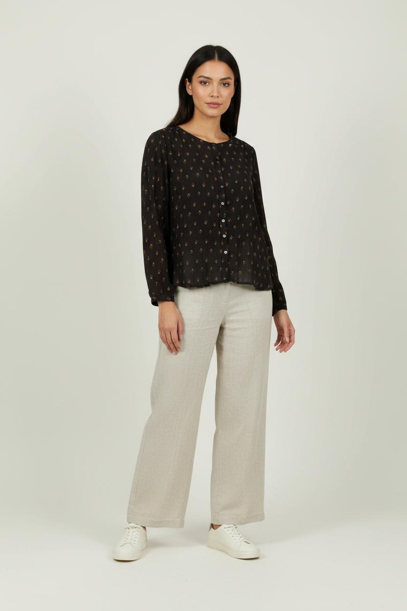 Blouse Noire - Taille S/36 de la marque Emile & Ida | PARAD95441 - Vendu par Paradigme - Image 1