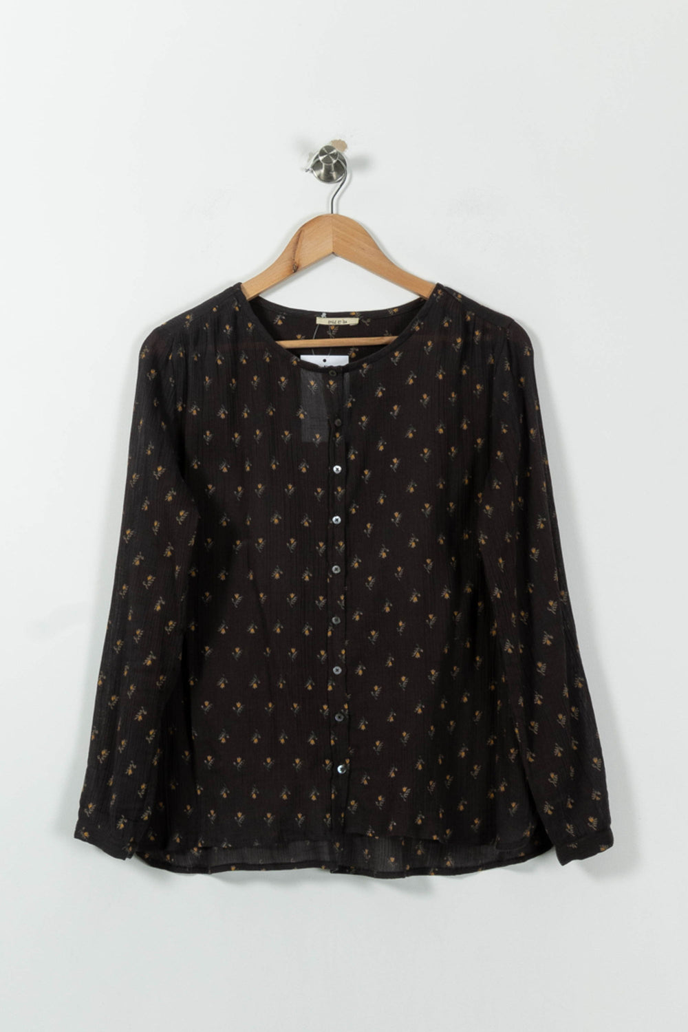 Blouse Noire - Taille S/36 de la marque Emile & Ida | PARAD95441 - Vendu par Paradigme - Image 2