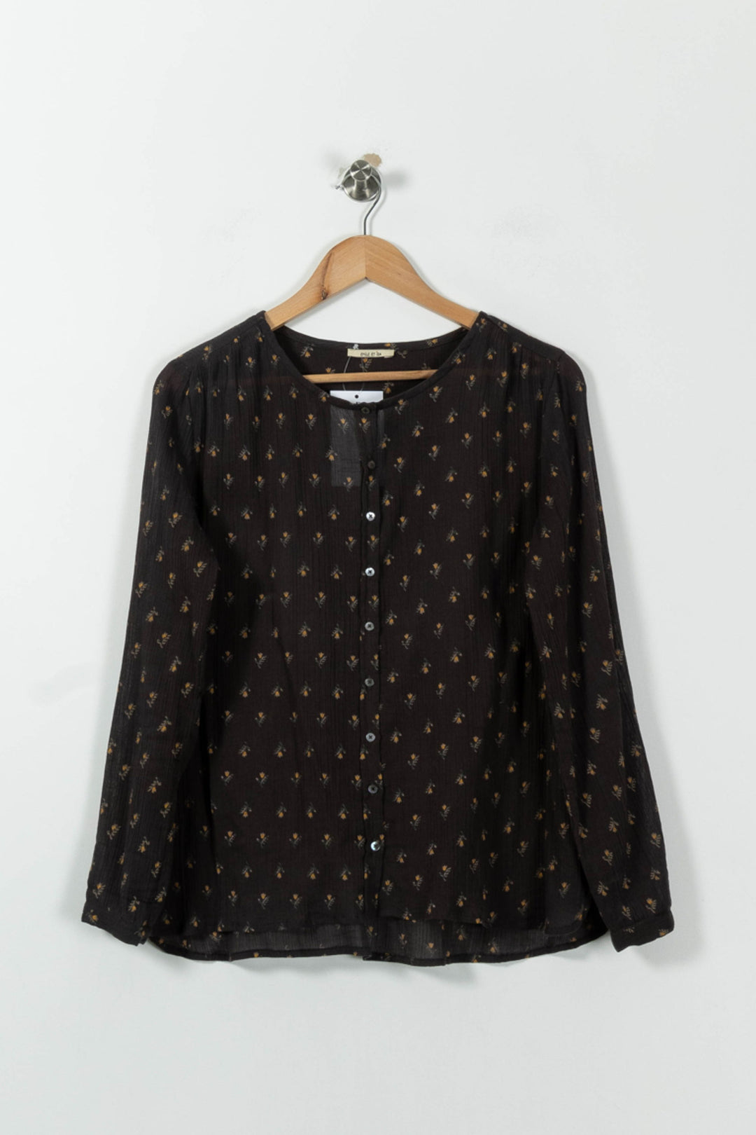 Blouse Noire - Taille S/36 de la marque Emile & Ida | PARAD95441 - Vendu par Paradigme - Image 2
