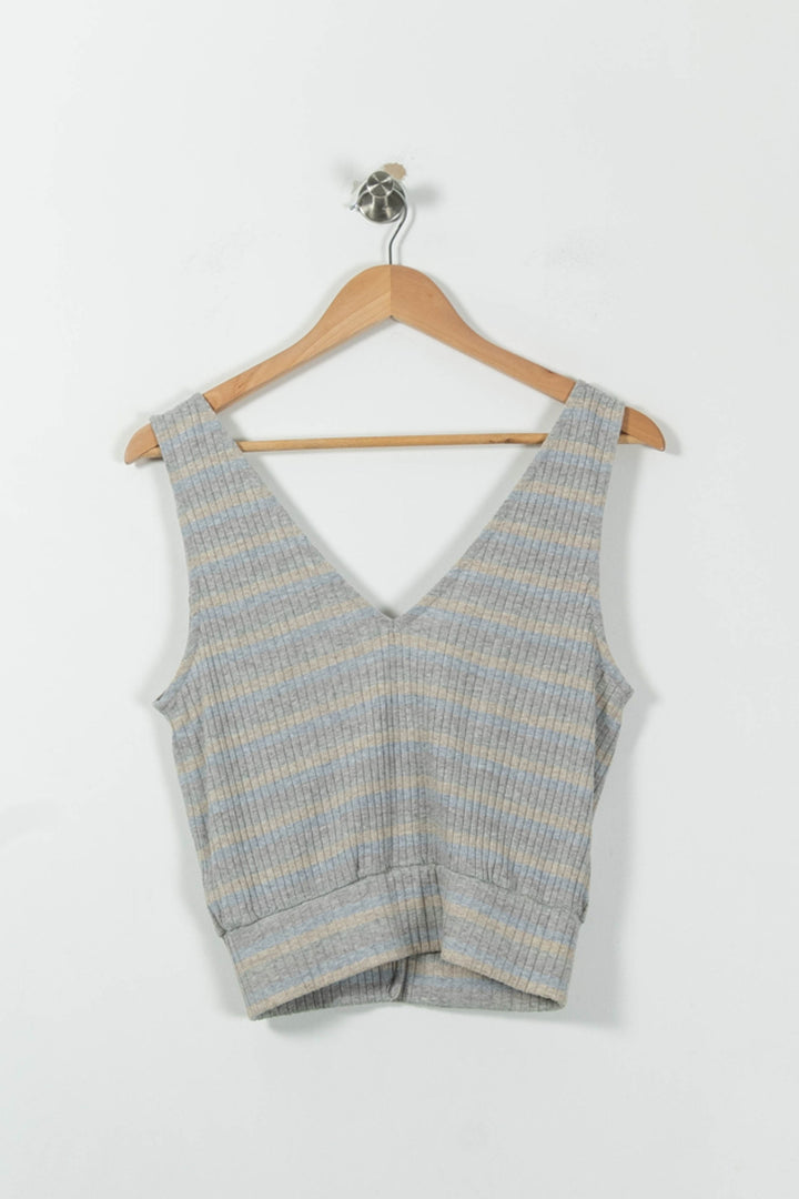 Débardeur Gris et Bleu - Taille S/36 de la marque Sessùn | PARAD95442 - Vendu par Paradigme - Image 4