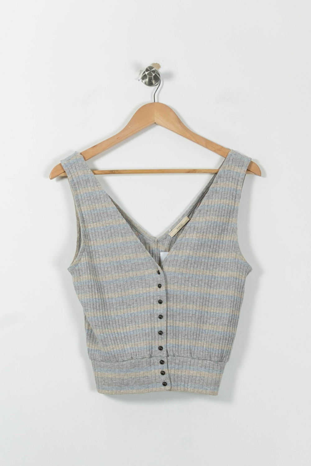Débardeur Gris et Bleu - Taille S/36 de la marque Sessùn | PARAD95442 - Vendu par Paradigme - Image 2