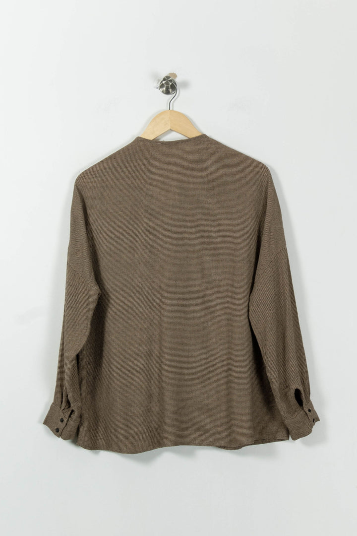 Chemise Marron - Taille S/36 de la marque Sessùn | PARAD95447 - Vendu par Paradigme - Image 4